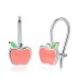 Kids Silver CZ Mice Stud Earrings 30300022