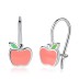 Kids Silver CZ Mice Stud Earrings 30300022