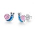 Kids Silver Snails Stud Earrings 30700003