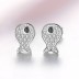 Kids Silver Zirconia Fish Stud Earrings 30700010