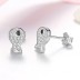 Kids Silver Zirconia Fish Stud Earrings 30700010