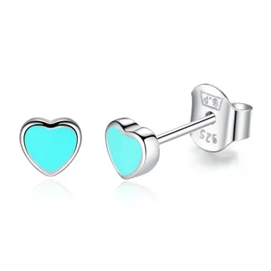 Kids Silver Hearts Stud Earrings 30700013