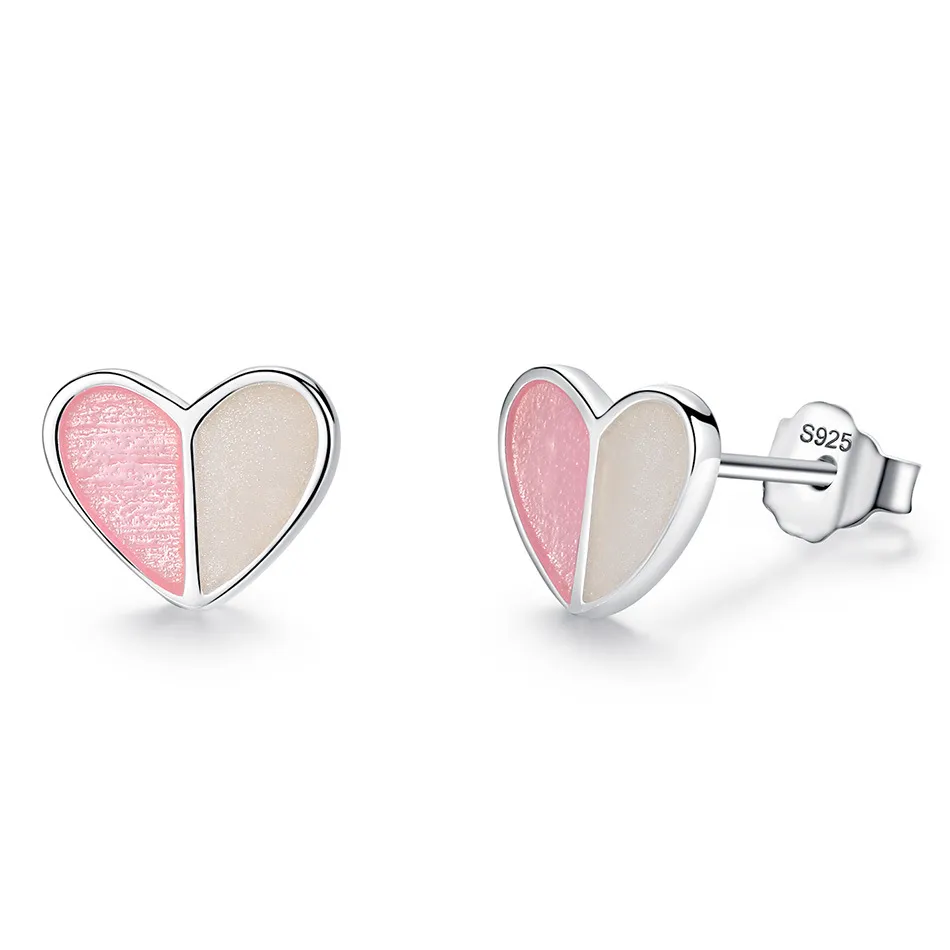 Kids Silver Hearts Stud Earrings 30700015
