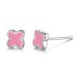 Kids Silver Four Leaf Clover Stud Earrings 30700017