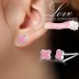 Kids Silver Four Leaf Clover Stud Earrings 30700017