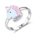 925 Sterling Silver Kids Unicorn Rings 31000002