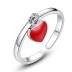 925 Sterling Silver Kids Heart Rings 31000004