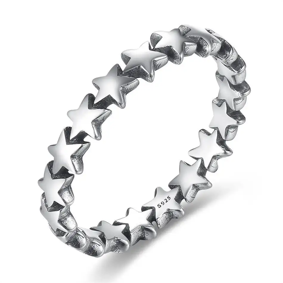 925 Sterling Silver Kids Stars Rings 31000006
