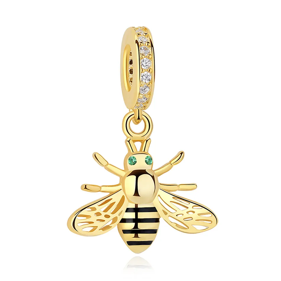 925 Sterling Silver Kids Bees Pendants 31100003