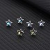 Austrian Crystals Star Stud Earring 40200007