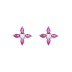 Cubic Zirconia Flower Stud Earring 40200008