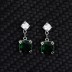 Cubic Zirconia Square Stud Earring 40200010