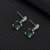 Cubic Zirconia Square Stud Earring 40200010