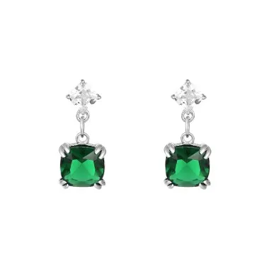 Cubic Zirconia Square Stud Earring 40200010