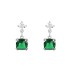 Cubic Zirconia Square Stud Earring 40200010