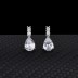 Cubic Zirconia Waterdrop Stud Earring 40200016