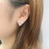 Cubic Zirconia Bow Stud Earring 40200017