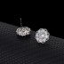 Cubic Zirconia Camellia Stud Earring 40200021