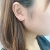 Cubic Zirconia Cross X Stud Earring 40200022