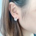 Cubic Zirconia Moon Stud Earring 40200023