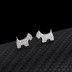 Cubic Zirconia Puppy Stud Earring 40200026