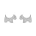 Cubic Zirconia Puppy Stud Earring 40200026