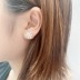 Cubic Zirconia Snowflake Stud Earring 40200027