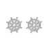 Cubic Zirconia Anchor Stud Earring 40200029