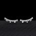 Cubic Zirconia Star Moon Stud Earring 40200030