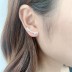 Cubic Zirconia Star Moon Stud Earring 40200030