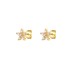 925 Sterling Silver Zirconia Flowers Stud Earrings 40200033