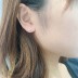 Silver Cubic Zirconia Star Stud Earring 40200038