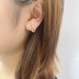 Silver Cubic Zirconia Infinity Stud Earring 40200039