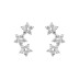 Silver Cubic Zirconia Star Stud Earring 40200040