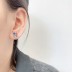 Colorful Cubic Zirconia Clover Stud Earring 40200041