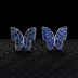 Cubic Zirconia Butterfly Stud Earring 40200042