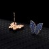 Cubic Zirconia Butterfly Stud Earring 40200042