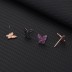 Cubic Zirconia Butterfly Stud Earring 40200043