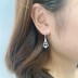 Cubic Zirconia Geometric Stud Earring 40200045