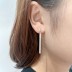Cubic Zirconia Line Stud Earring 40200047
