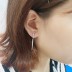Cubic Zirconia Line Stud Earring 40200048