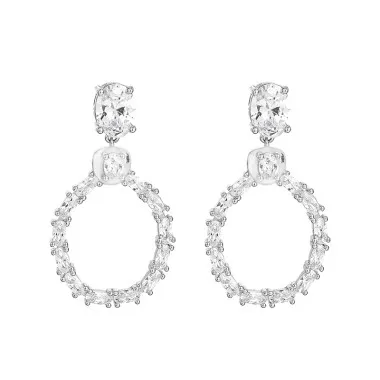 Cubic Zirconia Circle Stud Earring 40200049