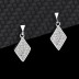 Cubic Zirconia Geometric Stud Earring 40200052