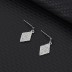 Cubic Zirconia Geometric Stud Earring 40200052