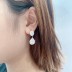 Silver Cubic Zirconia Waterdrop Stud Earring 40200056