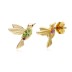 Zirconia Birds Sterling Silver Stud Earring 40200087