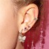 1pcs 925 Sterling Silver Zirconia Stud Earring 40200094