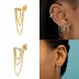 1pcs 925 Sterling Silver Zirconia Chain Stud Earring 40200096