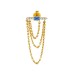 1pcs 925 Sterling Silver Zirconia Chain Stud Earring 40200096