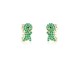 Kids 925 Silver Zirconia Dinosaur Stud Earring 40200098